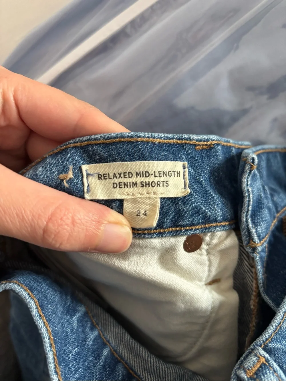 Madewell Relaxed Mid-length Jean Shorts